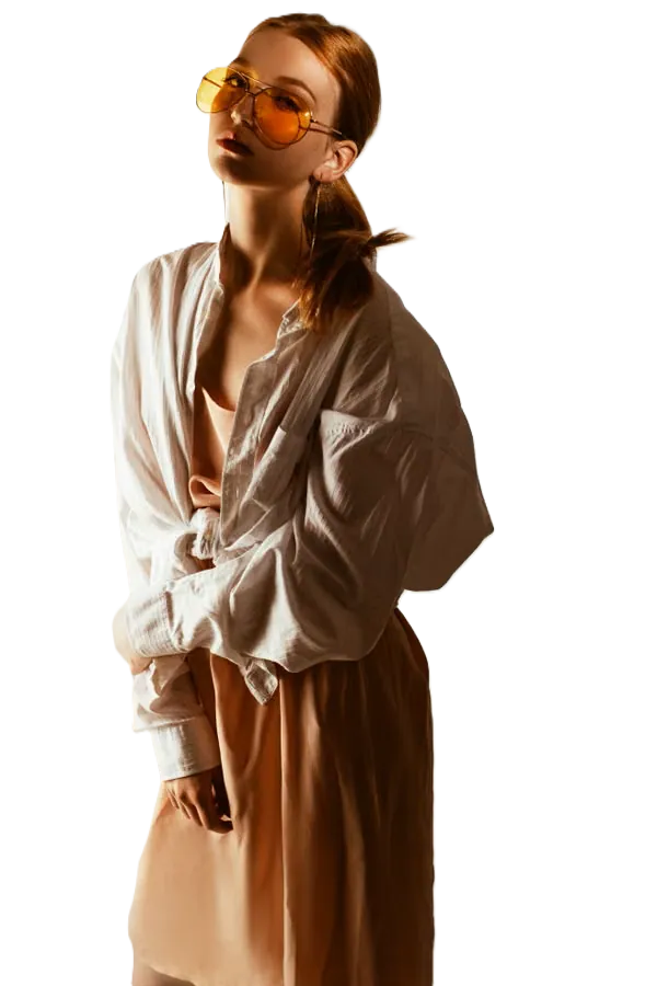 A-Line Cotton Corduroy Shirt Dress